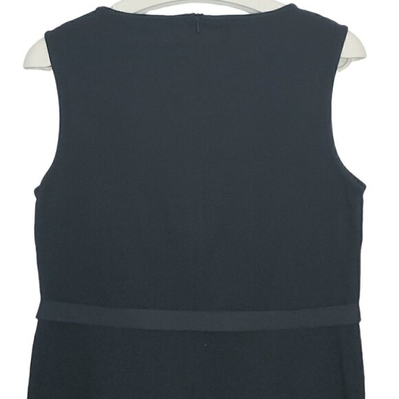 MAC & JAC Black textured sleeveless tailored dress - Picture 5 of 13